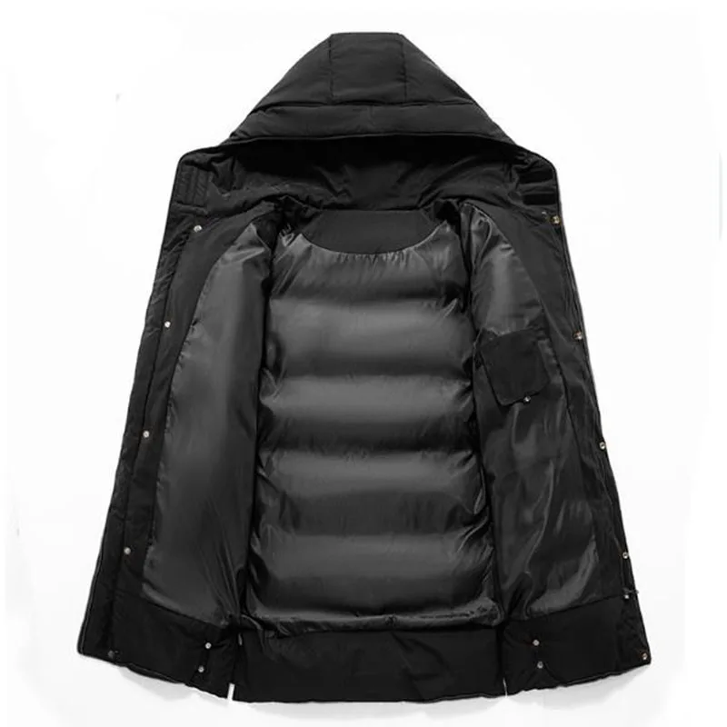 2022 Mens Thick Warm Jacket Coat Men Hooded Lengthen Parkas Windbreaker veste Male Winter Windproof Coats Plus Size 7XL 8XL