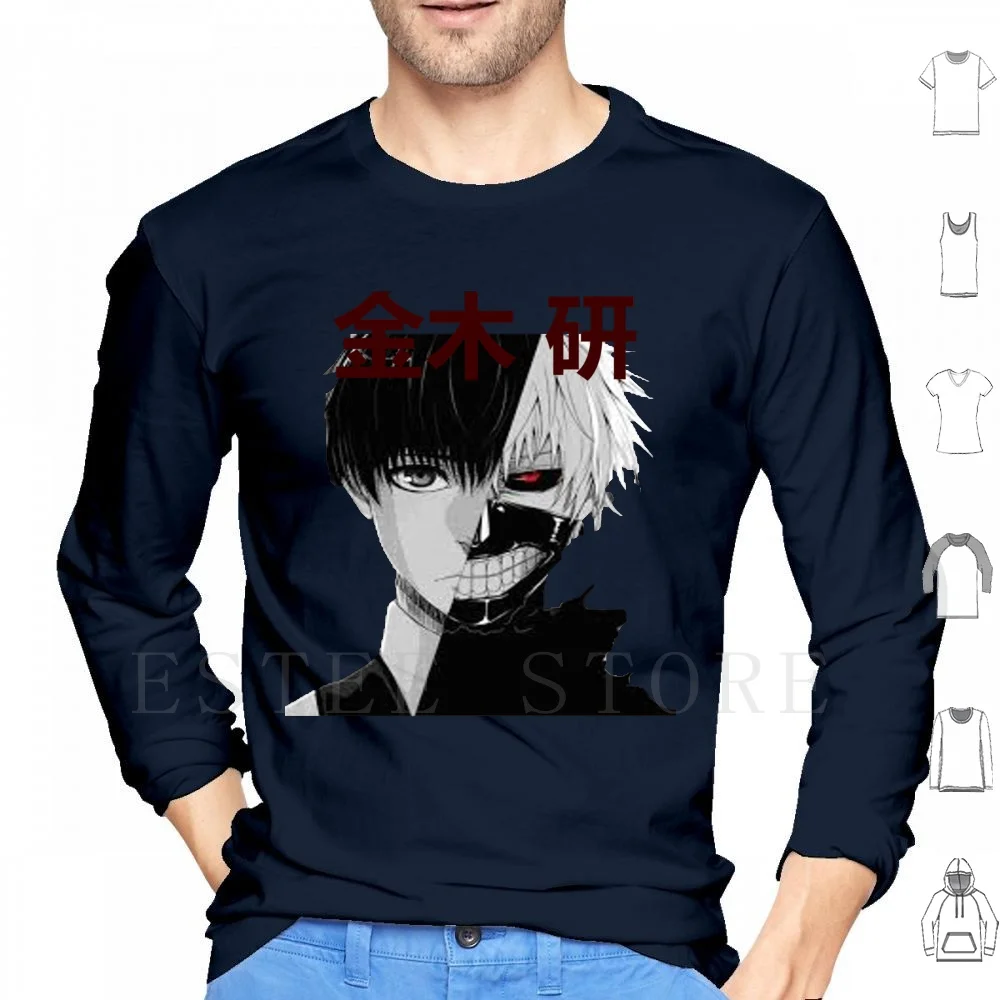 The Hero Kaneki Ken Hoodies Long Sleeve Kaneki Kaneki Ken Ghoul Anime Kaneki Kaneki Ken Anime Japanese Animation