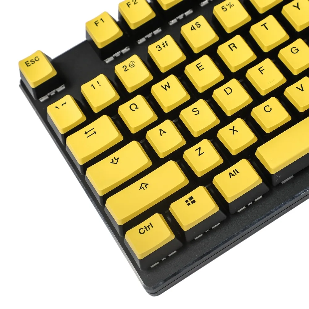 OEM Profile 108 Key ANSI 104 61 87 TKL PBT Non Shine Through Pudding GK61 Keycaps For Mechanical Keyboard 60- Keycap GK61X DIY