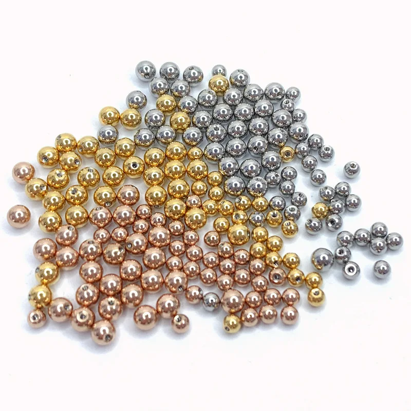 10pcs 16g/20g x 3mm/4mm Stainless Steel Screw Ball Beads For Cartilage Helix Tragus Ear Piercing Earring Accessories