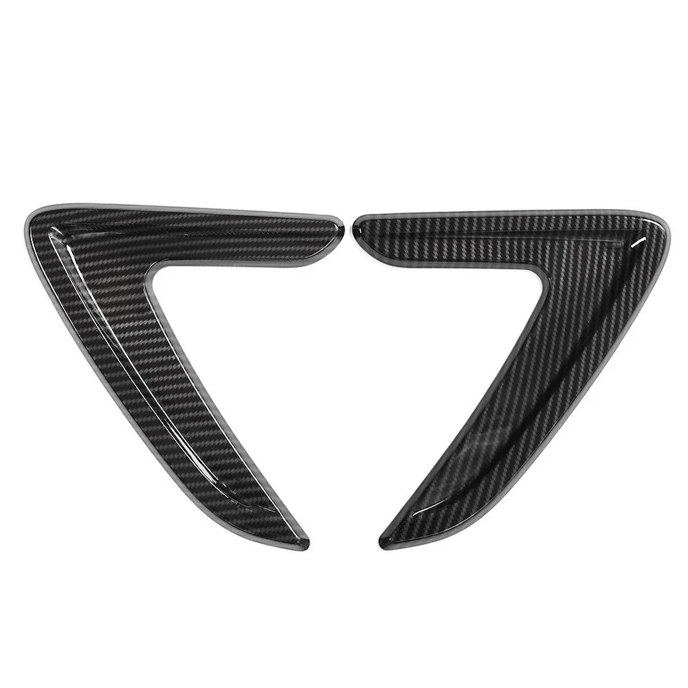 Car Side Air Vent Outlet Trim Carbon Fiber Style Cover For BMW 3 Series F30 2013 2014 2015 2016 2017 2018 ABS Plastic Auto Parts