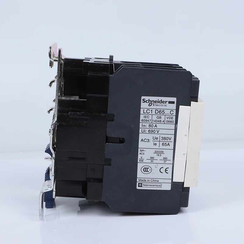 Schneider electric TeSys D 3-ploe contactors-Motor control   category AC-3  LC1D65*7C   AC24V-380V  65A 50/60HZ