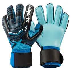 Professional Goalkeeper Gloves Men Women Kids Football Soccer Goalie Gloves 4mm Non-slip Thicken Latex Glove 5 Finger Save Guard