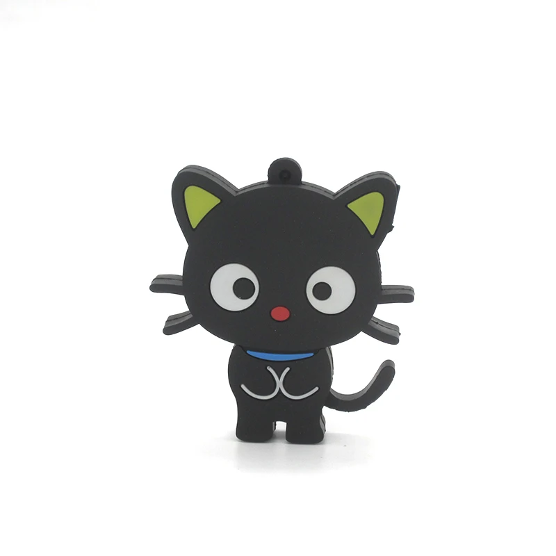 Cartoon Black Cat Pen Drive Usb Flash Drive  32GB 16GB 8GB 4GB 64GB Pendrive Memory Stick U Disk Memory Usb Stick Hot Cute Gifts