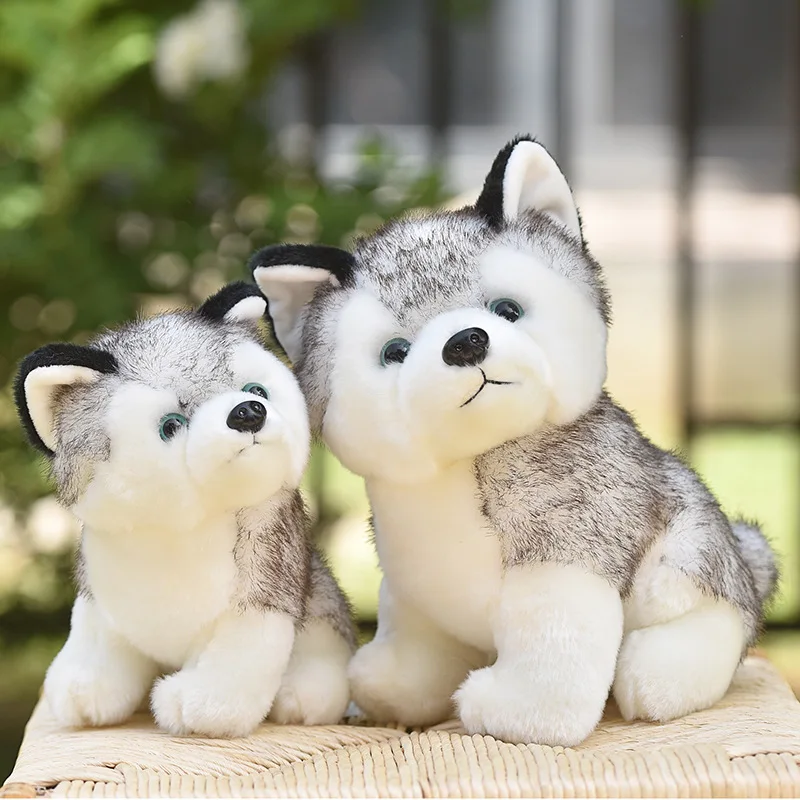 

20-30cm cute husky dog plush toy wolf soft stuffed animal cute plush kawaii children doll fluffy birthday gift child boy WJ131