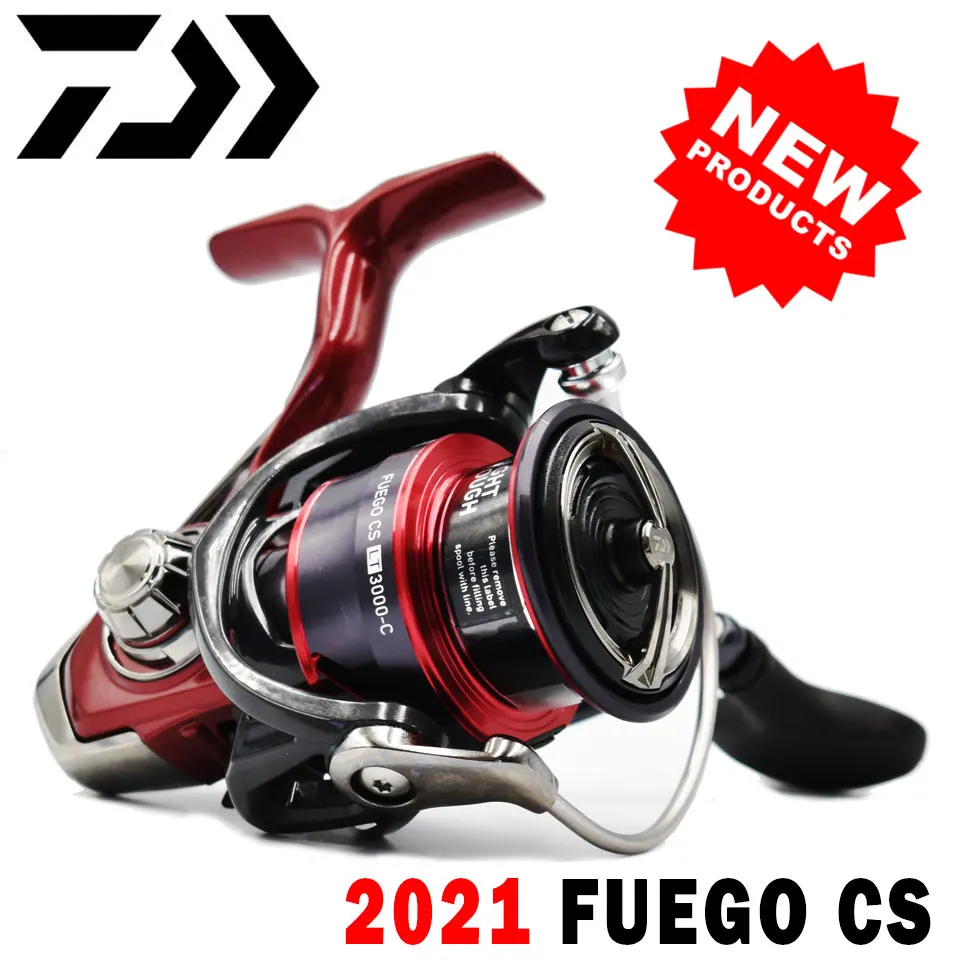 2021 DAIWA Fishing Spinning Reel FUEGO CS LT 1000-6000 Fishing Reels 5KG/10KG/12KG Power 5.3:1/6.2:1 Seawater Spinning Reels