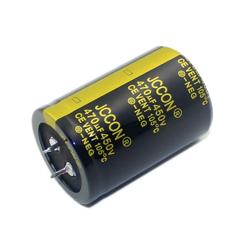 Imagem -02 - Baixo Esr Alta Freqüência Alumínio Capacitor Eletrolítico 450v 450v 470uf 35x50 mm