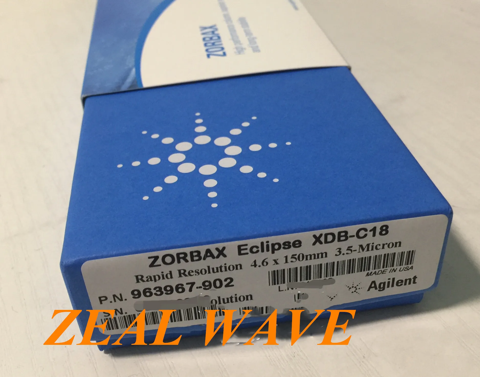 

963967-902 Agilent ZORBAX XDB-C18 Liquid Chromatography Column 4.6 * 150, 3.5