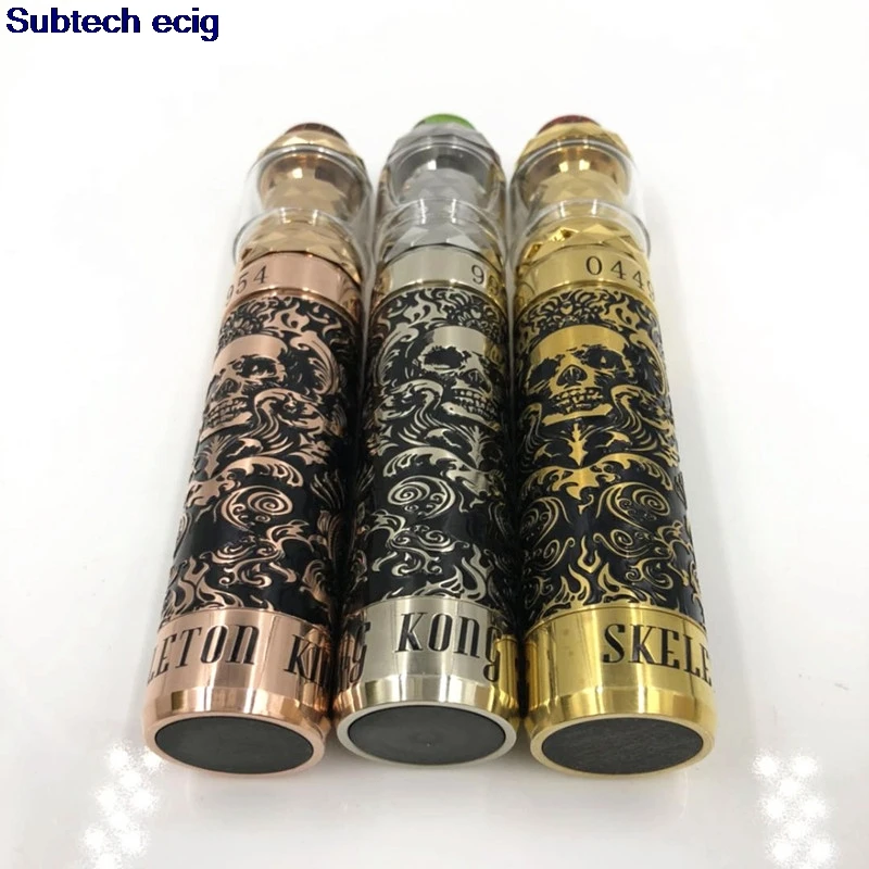 E Sigaretten Mechanische Mod Kit Marvec Skelet King Kong Mod Vape 26Mm Met Priester Rta Fit 18650 20700 21700 Batterij Ecig Mods