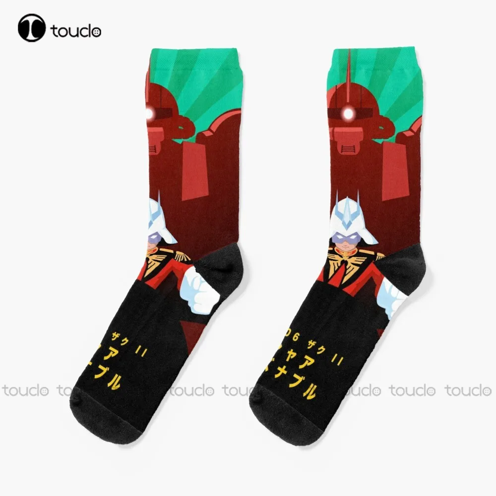 

131 Classic Zaku Socks Men'S Socks Personalized Custom Unisex Adult Teen Youth Socks 360° Digital Print Christmas Gift Gift