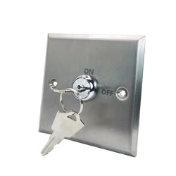 Double NO NC COM Stainless Steel Emergency Key Door Lock Release Exit Button S86KD