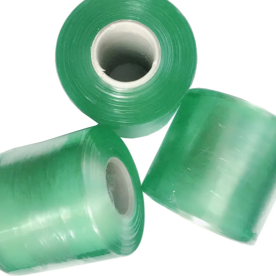 6CMx200M/1 roll  Clear Plastic Stretch Wrap Film Grafting Garden Tools forGardening bind belt PVC tie Tape