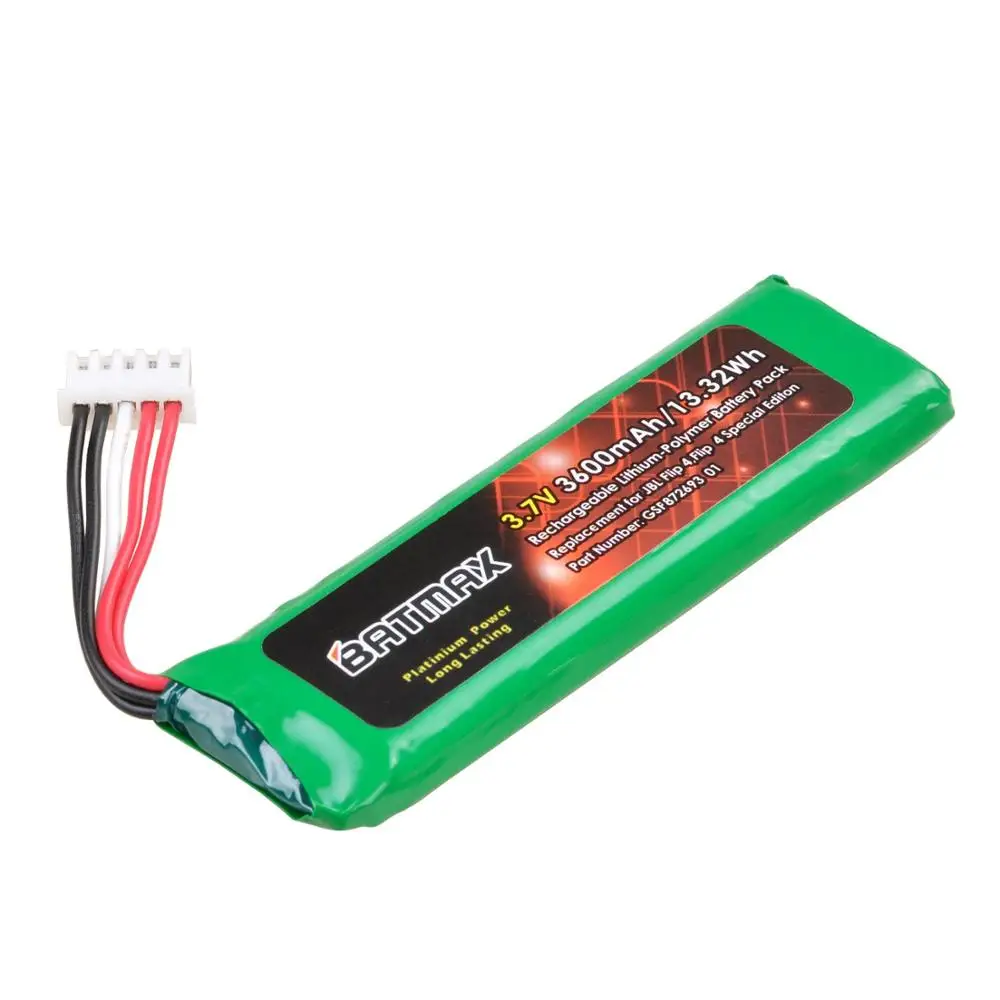 1Pc Batmax o dużej pojemności 3600mAh baterii GSP872693 01 + narzędzia do JBL Flip 4, Flip 4 wydanie specjalne