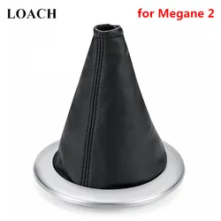 Gear Shift Knob Gaiter Cover Boot Frame Trim Dust Cover for Renault Megane 2 MK2 II MK 2 2002-2009 Headball Pen Shifter Gaitor