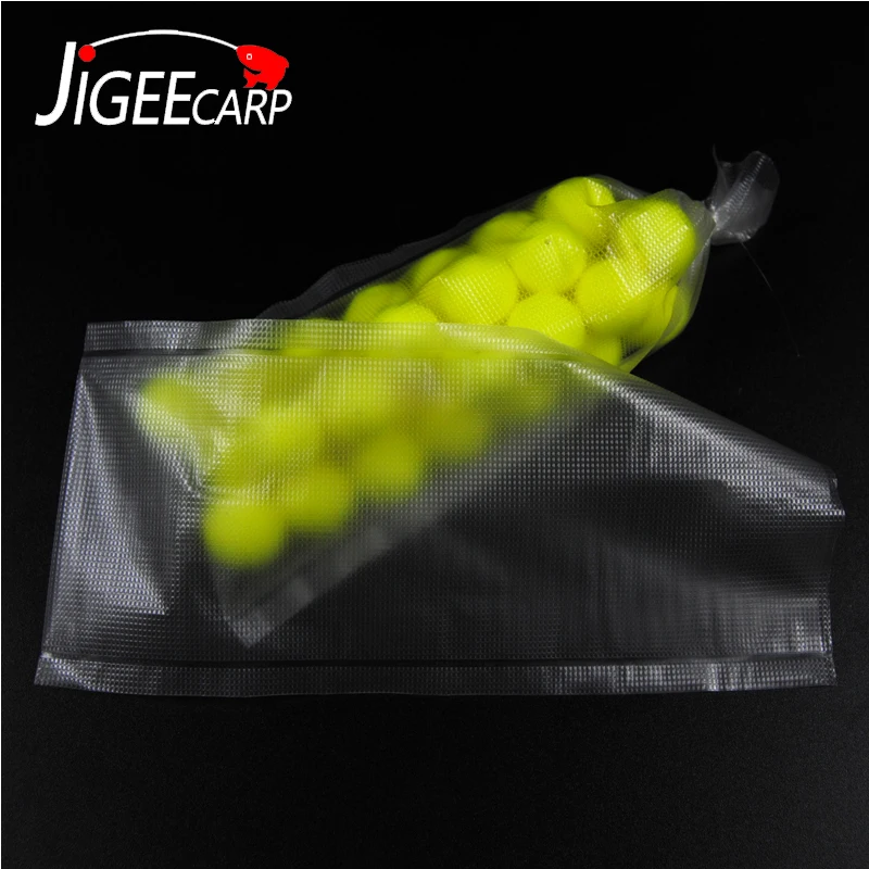 JIGEECARP 1000pcs PVA Bags 7x15cm Carp Fishing Fast Dissolving Non Residue Coarse Fishing Tackle Carps Bait Throwing Bags