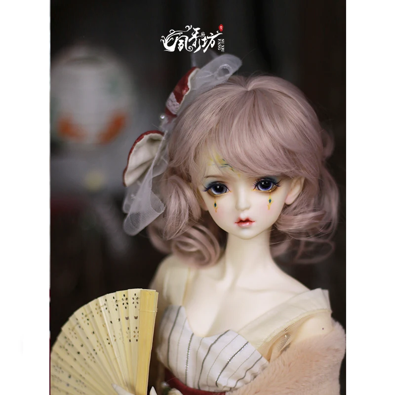 Suxiu Fang BJD wig SD leaf Luoli doll short pear blossom curly hair imported from South Korea