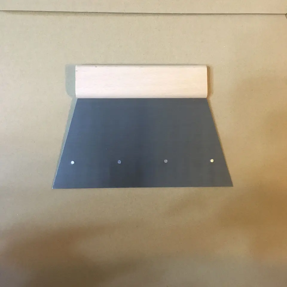 Strumenti per la costruzione di pavimenti in plastica in PVC, raschietto per colla, cremagliera e pignone