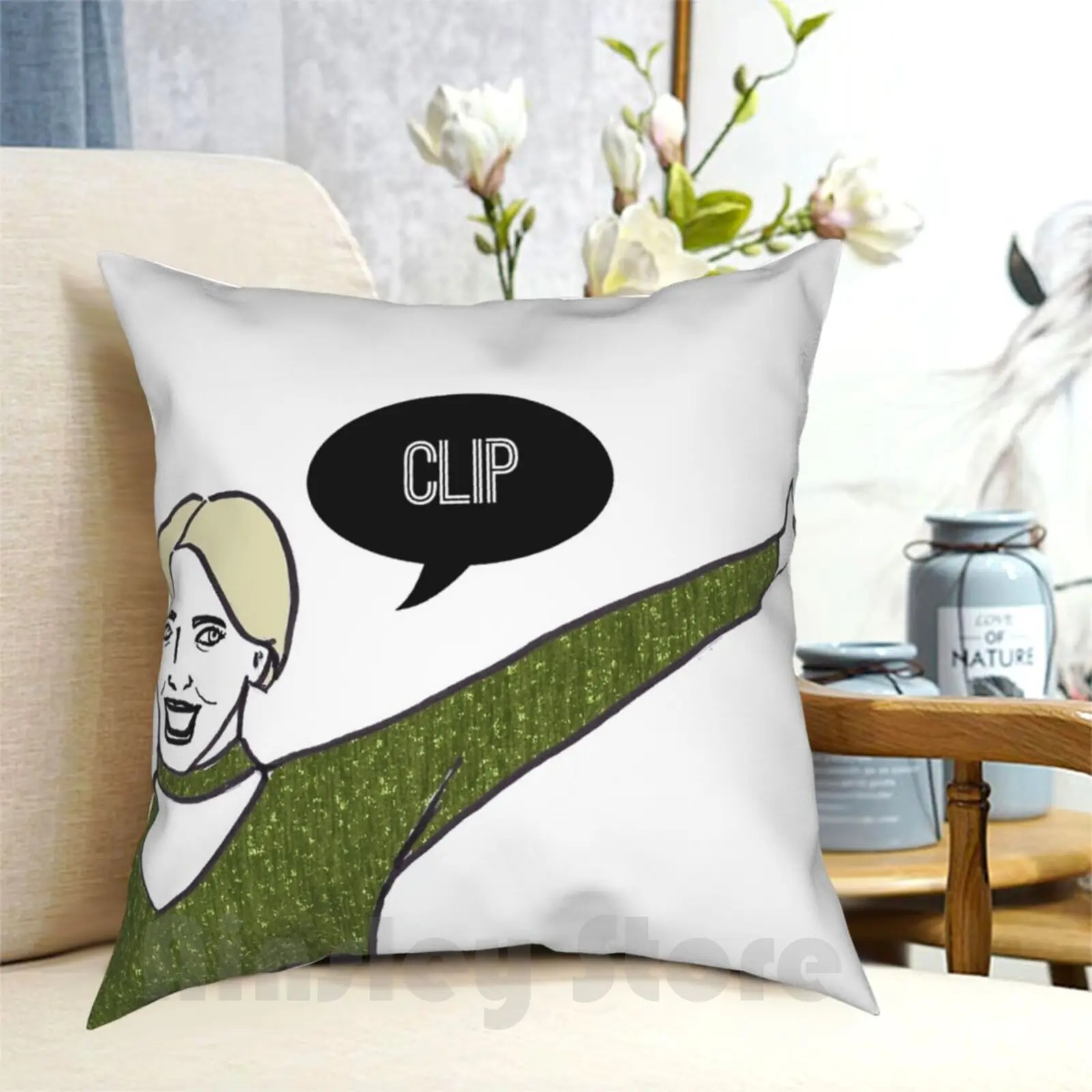 Clip Pillow Case Printed Home Soft DIY Pillow cover Nyc Real Housewives New York Ladies Clip Rhony Ny Womens Funny Dorinda