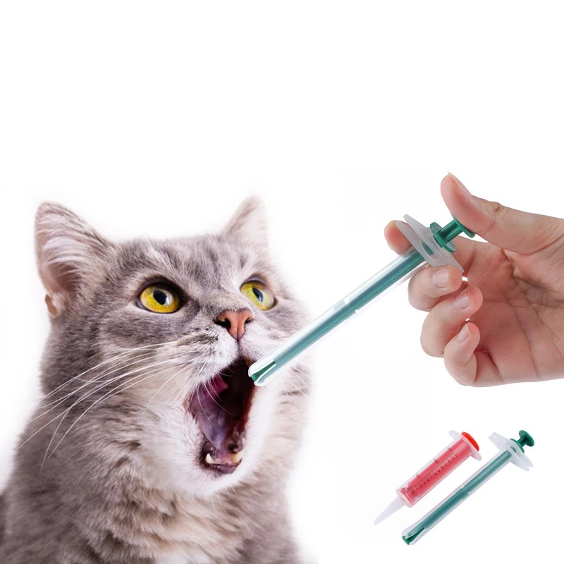 10 PCS Pet Pill Injector Oral Tablet Capsule or Liquid Medical Feeding Tool Kit Syringes for Cats Dog Small Animals Wholesale XB