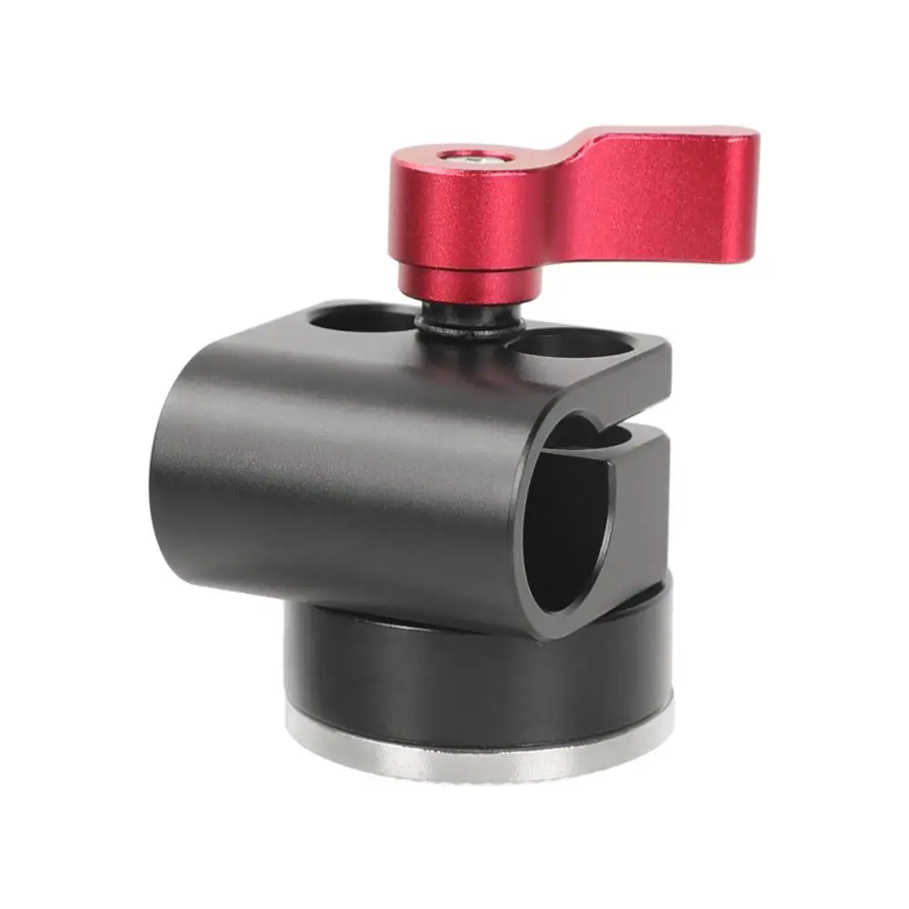 CAMVATE-abrazadera de varilla única de 15mm con cerradura de montaje de rosca Arri Rosette M6 para cámara DSLR/videocámara, plataforma de montaje de hombro