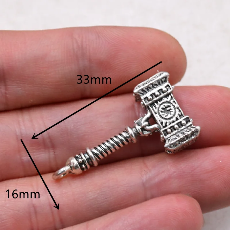 1 Pack Silver Plated Cold Weapon Collection Pendants Necklace Earrings Metal Accessories DIY Charms For Jewelry Crafts Making