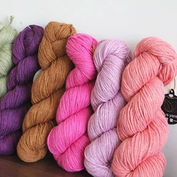 100g Hank Silk Yak Yarn Aran Weight For Hand Knitting Crochet DIY Thread Scarf Sweater Shawl Baby Clothes