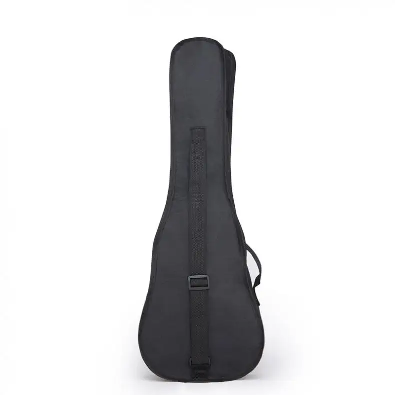 21 Inch Black Portable Ukulele / Guitar Bag Soft Case 600D Oxford Fabric Monolayer Bag Single Shoulder Backpack Padded