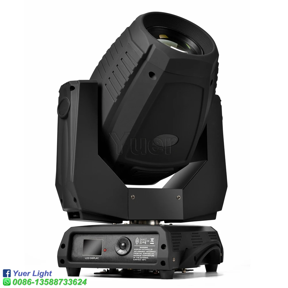 Profissional Moving Head Light, DMX DJ Disco Party, Wedding Stage Effect Iluminação, 1 Roda de Cor, 2 Gobo Rodas, 350W