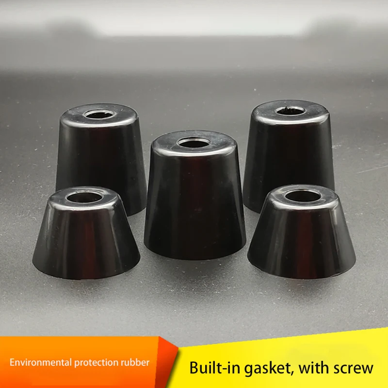 Stereo AUDIO Amplifier Rubber Foot Pad Machine Foot Speaker Stand Feet Foot Pad Spikes Cone Floor Foot Nail Shock Absorber