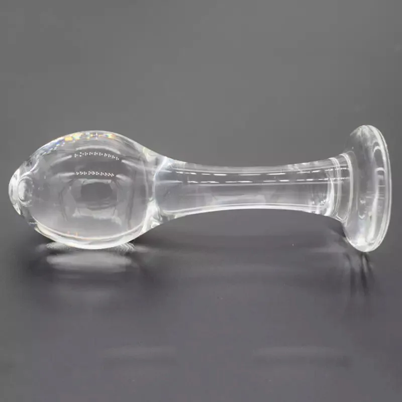Crystal Glass Small Anal Dildo Small Butt Plug Anal Beads for Sex Toys Women Couples Adult Products Anal Stimulator