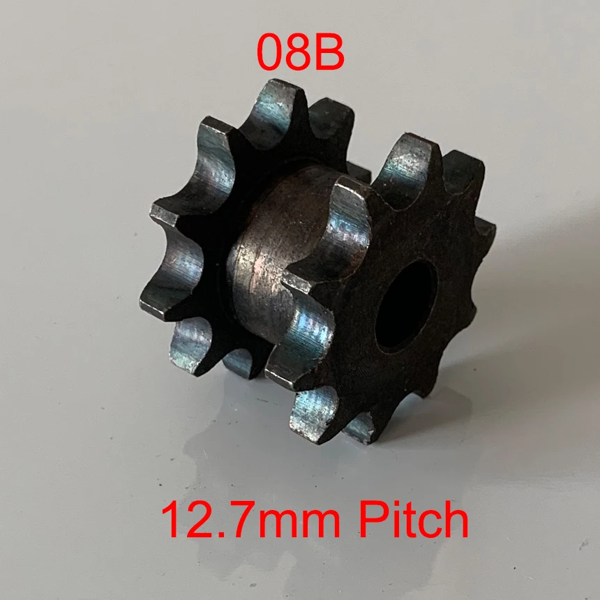 08B 10 11 12 13 14 15 16 17 18 19 20 Tooth 12.7mm Pitch Double Two Dual Row Simplex Gather Gear Chain Drive Sprocket Wheel Plate
