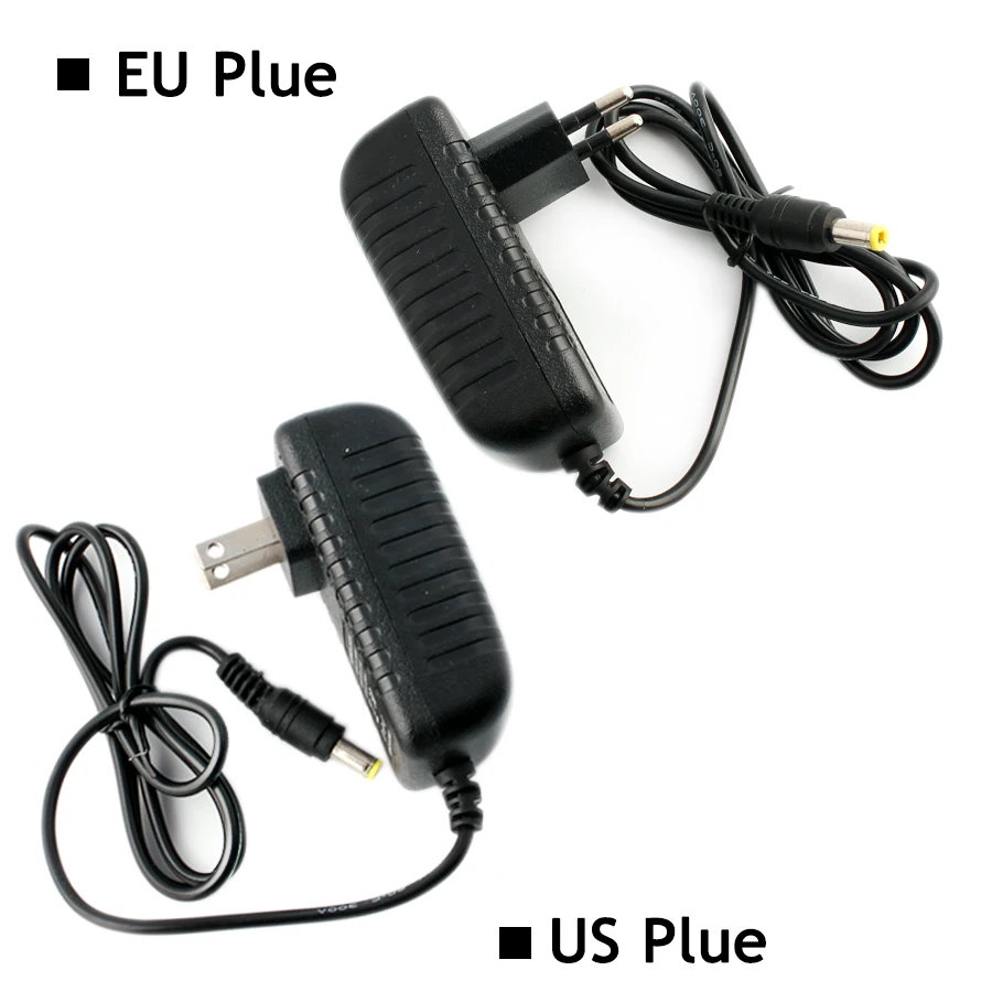 Voeding Eu Plug Uk Plug Dc 5V 12V 24 V 1A 2A 3A 5A 6A Voeding adapter Dc 5 12 24 V Volt Verlichting Led Strip Lamp