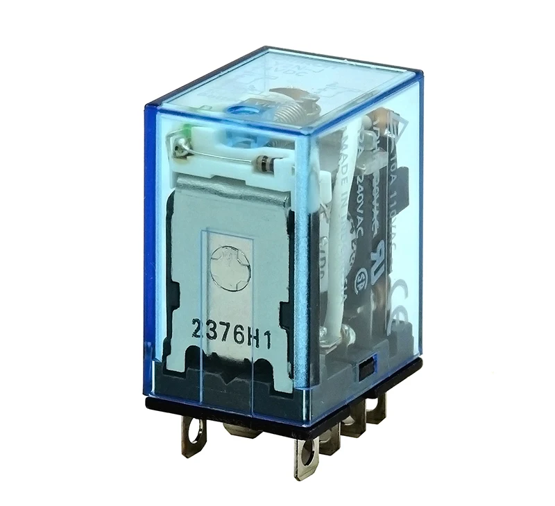 Módulo Substituto Ly2n-j Jqx13f Omron Dc24v12 v dc Eletromagnético nj de Pequeno Espaço Intermediário Relé Ac220v110v 10a 8pin