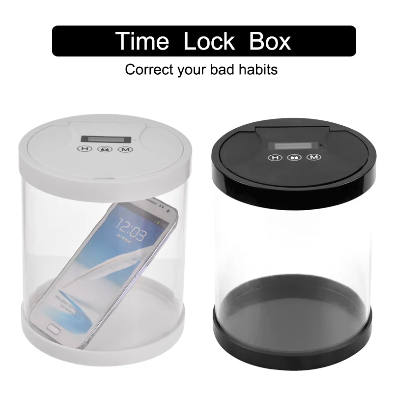 Gewoonte Timer Lock Container Multi Functie Tijd Lock Box Bin Geen Batterij Abs Duurzaam Sterke Controles Mobiele Telefoon Verslaving Betrouwbare