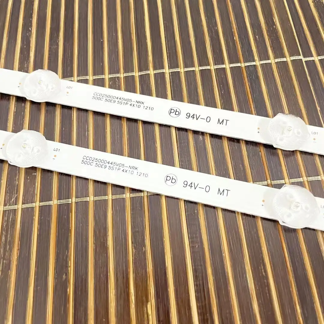 8PCS/LOT LE-8815A LE-8822A  light bar CC02500D445V05 500C 50E9 5S1P 4X10 1210 5LED 6V 445mm