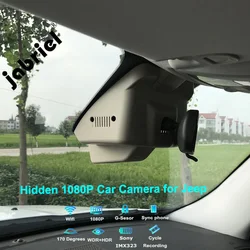 Jabriel Car Camera Auto 1080P dash cam wifi car dvr for jeep Renegade Compass Grand Commander Cherokee Patriot Grand Cherokee