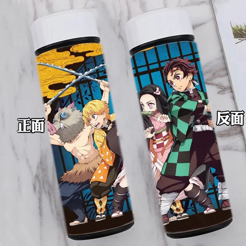 Customization Gift Japanese Cartoon Anime Vacuum Cup Demon Slayer Stainless Steel Thermos Vacuum Flask Kawaii Loli water bottle