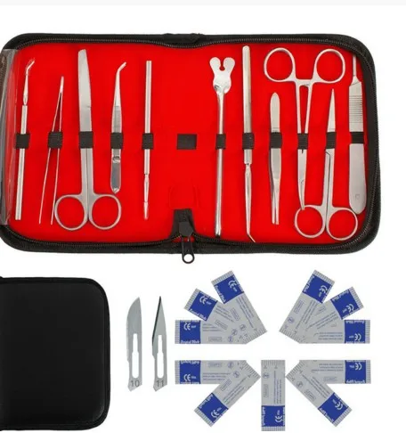 

26pcs Biological Dissector Biological Anatomy Tool Set Dissecting Needle, Scissors, Tools and Biological Experimental Equipment