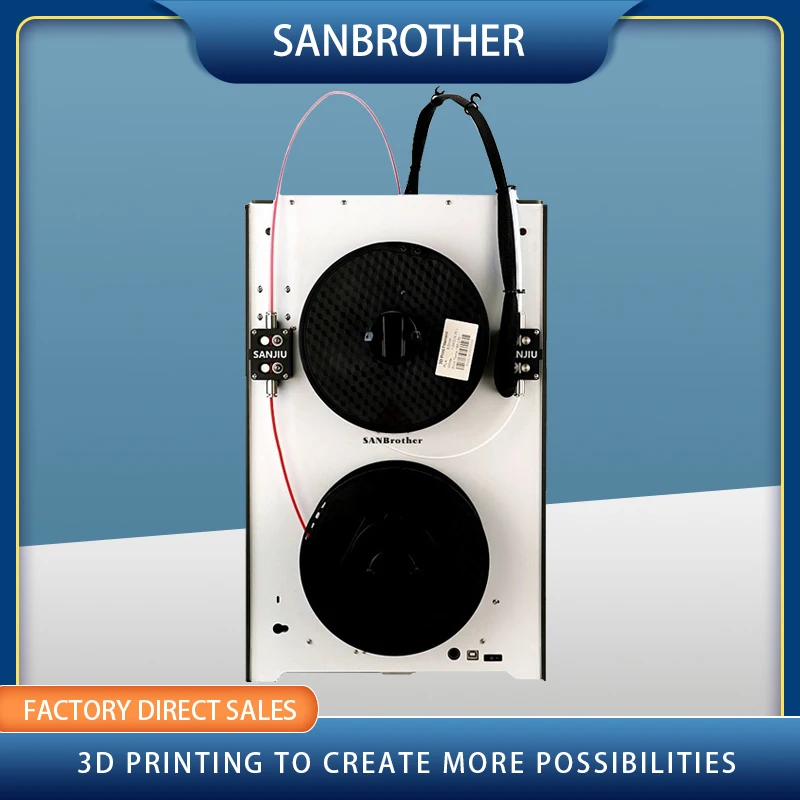 3D Printer 2018 Newest SANJIUPrinter Z360 Dual Extruders 3D Printer DIY KIT More Higher Than UM2+2 Extended+ Top Quality