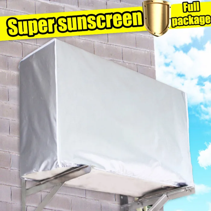 Housse De Protection Pour Climatiseur Extérieur 80x54x29 Cm | Imperméable, Anti-UV, Anti-poussière, Résistante Au Soleil Et à La Neige