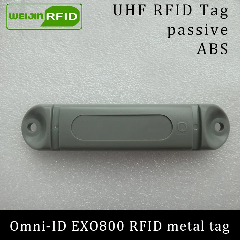 UHF RFID metal tag omni-ID EXO 800 EXO800 915mhz 868mhz Impinj Monza4QT EPCC1G2 6C durable ABS smart card passive RFID tags