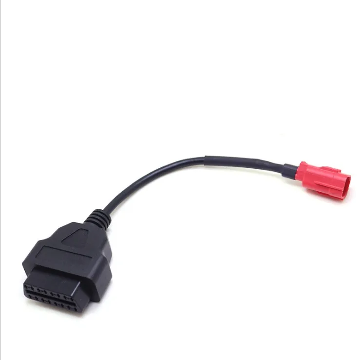 OBD2 16pin Convert 6Pin 3Pin Cord for KTM 6 Pin To Obd 16 Pin Adapter for TuneECU Software Motorcycle Motorbikes ECU 6pin Cable