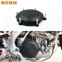 OTOM Motorcycle Clutch Protection Cover With Install Bolts Nut For HONDA CRF250R CRF 250R 2010 2013-2017 Motocross Engine Guard