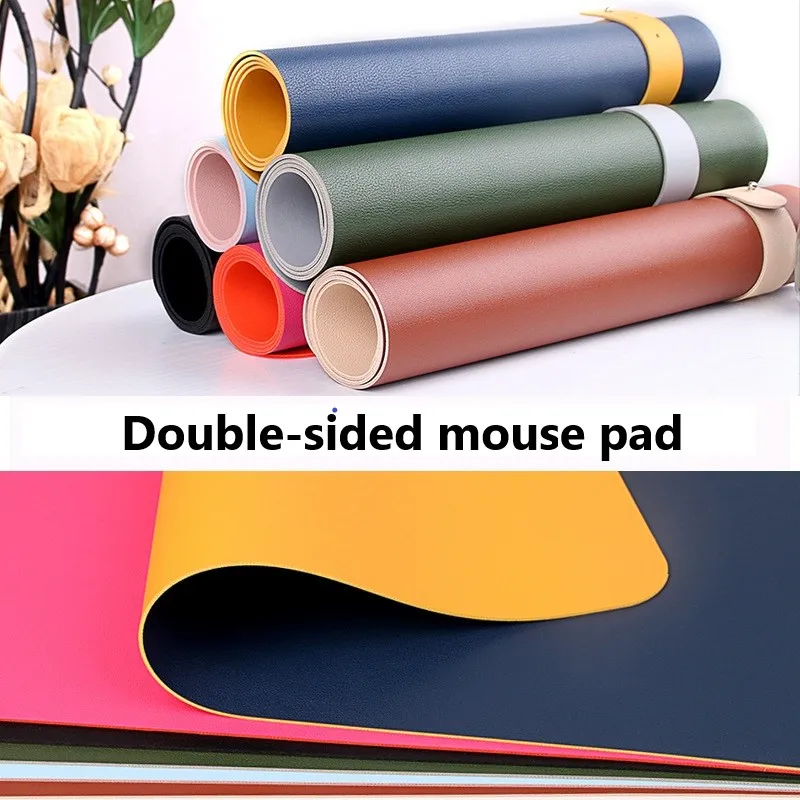 لوحة ماوس ريترو على الوجهين للأطفال ، حماية للعين ، مقاومة للماء ، جلد PU ، لسطح المكتب