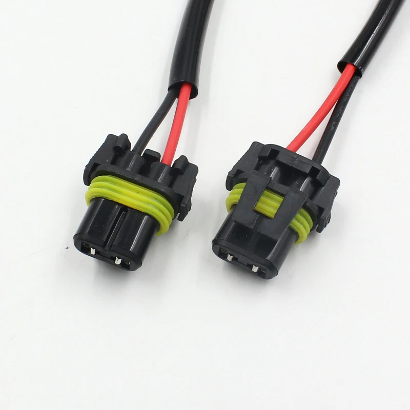 2Pc 9006 HB4 Wire Harness HID Xenon Power Cable Connector Ballast Socket HID Wiring Adapter Conversion Kit wire relay cable 50cm