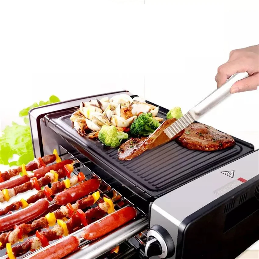 New Arrival Household Electric Barbecue Pits HSK-039C Smokeless Barbecue Machine Electric Baking Pan Teppanyaki Grill 220V 50HZ