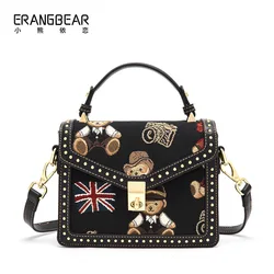 Go with cartoon bear cute envelope bag cross body bag women shoulder bag go with fashion handbag small square bag