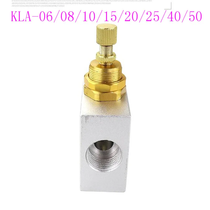 

KLA-06/KLA-08/KLA-10/KLA-15/ One-way Throttle Valve Flow Control Is Stable and Sensitive