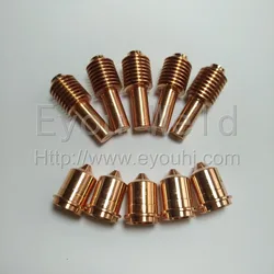 20 pcs (หัวฉีด 220671 + Electrode 220669) 45Aวัสดุสิ้นเปลืองสำหรับเครื่องตัดพลาสม่า,t45v/T45mไฟฉาย/เครื่องมือ [PMX45]