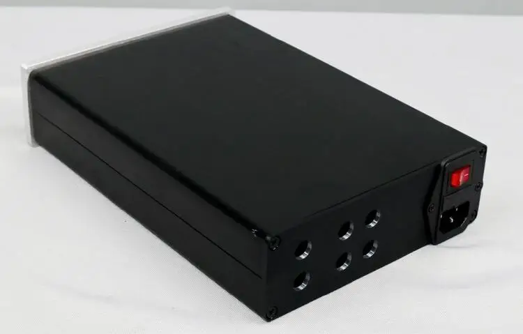 NEW 1706 black/silver preamp chassis Full Aluminum amplifier Enclosure/mini AMP case with vu meter